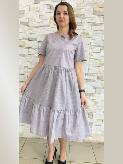 Платье 644-04231 горох