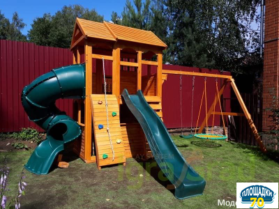 Детская площадка IgraGrad Клубный домик 2 с трубой