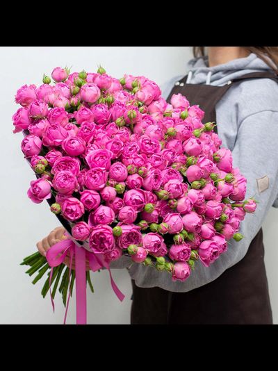 51 кустовая пионовидная роза