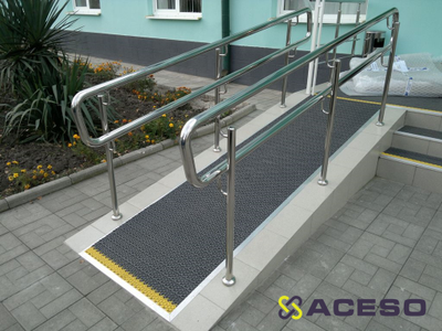 Сотовое грязезащитное, противоскользящее покрытие антикаблук, 10 мм, цена за 1 кв.м цвет в ассортименте