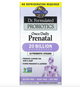 Garden of Life Dr. Formulated Probiotics Once Daily Prenatal - Пробиотики для беременных