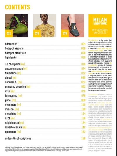 Pre-Collections Magazine Milan &amp; New York Autumn-Winter 2026