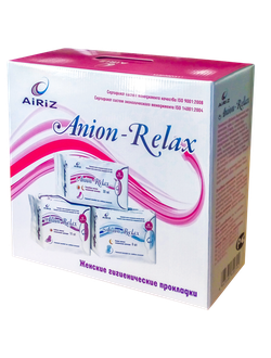 Дневные, ночные, ежедневные женские гигиенические прокладки Anion-Relax AiRiZ в большом наборе