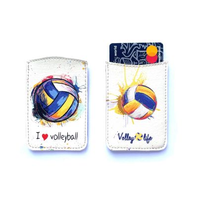 Чехол для пластиковой карты «Мяч акварельный»