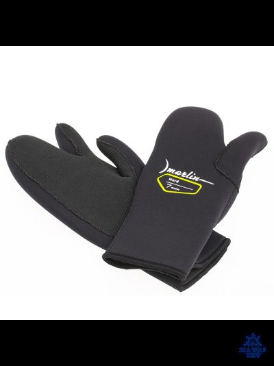 Рукавицы неопреновые 7мм Marlin NORD 3х-палые ОП р.XXXL