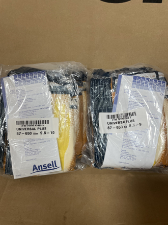 Оригинальные Перчатки Ansell AlphaTec® 87-650 (Альфатек / Универсал-плюс ). (Производство США).