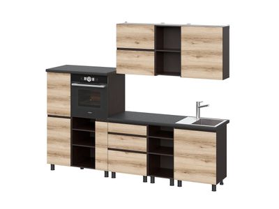 Угловая кухня Берген (2,6*2,0) модульная можно заказать по своим размерам