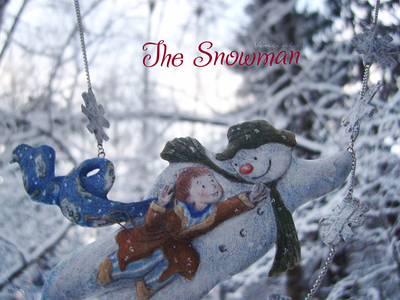 "The Snowman by Raymond Briggs". Волшебное зимнее колье в винтажном стиле