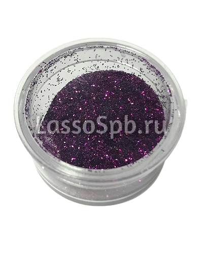 Блёстки глиттер Фиолетовый Пурпурный "Deep Purple" 0,2 мм, вес 10 г