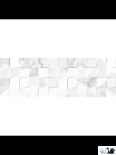 Плитка настенная Laparet Cassiopea белый 20х60 см глянец под мрамор Bianca Carrara в магазине Marysя