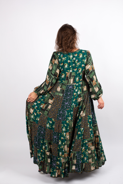 Лоскутное платье "Вечерний звон"