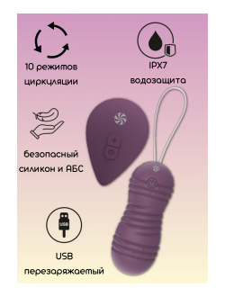 9021-11 ВИБРОШАРИКИ С ЦИРКУЛЯЦИЕЙ НА ПУЛЬТЕ УПРАВЛЕНИЯ TAKE IT EASY RAY PURPLE