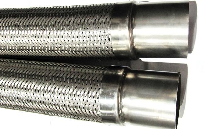 МРВД Металлорукав высокого давления из нержавеющей стали с патрубками под приварку