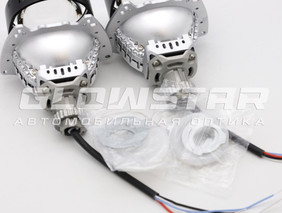 Билед модули Aozoom A19, 3.0 дюйма, 5500K, 58W/50W, крепление 3R и съемное гаечное