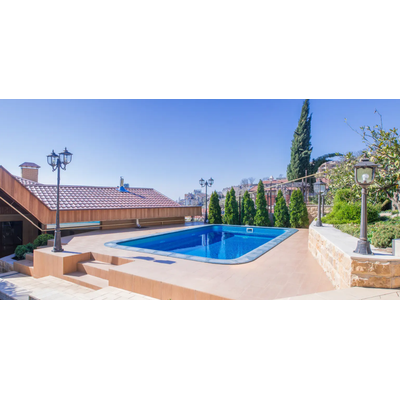 Композитный бассейн 6,5 х 3,67 х 1,4-1,65 "Бордо" Franmer