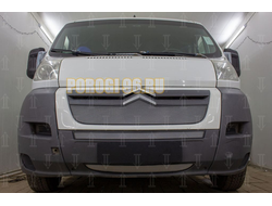 Защита радиатора Citroen Jumper 2014- chrome верх