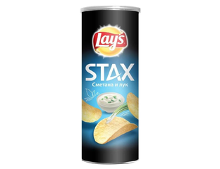 Лейс Stax - Лейс STAX Нежная сметана и лук 140г