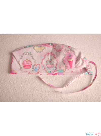 Медицинская шапочка "Сладости"