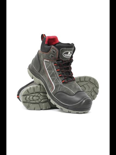 Ботинки ТРЕЙСЕР-АКТИВ, ПУ/ПУ, КП, цв. серый