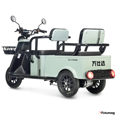 Электротрицикл Wanshida LC-F150 60V 1000Вт серый