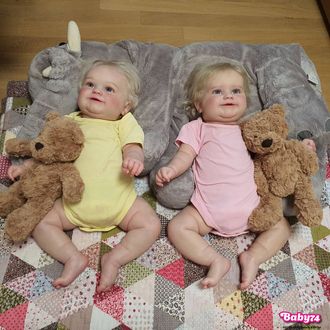 Куклы реборн — Двойняшки "Маша" и "Саша" 50-60 см