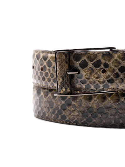 Ремень мужской 38 мм PY-z-0005 из змеиной кожи 2