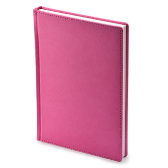 Ежедневник недатированный Velvet, А5+, 136л (розовый)