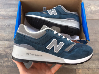 Кроссовки New Balance 997 Blue/Gray сетка