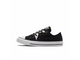Купить в спб Кеды Converse All Star черные низкие с белой звездой A02580C