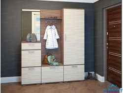 МОДУЛЬНАЯ ПРИХОЖАЯ НИКА 1500*2032*354, 2 цвета.