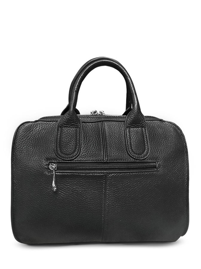 (АРТИКУЛ: 9748) СУМКА ЖЕНСКАЯ СРЕДНЕГО РАЗМЕРА, НАТУРАЛЬНАЯ КОЖА, КОМБИНИРОВАННАЯ, ЧЕРНАЯ/ ЧЕРНЫЙ МЕХ С ЗОЛОТИСТЫМ РИСУНКОМ,  С ПЛЕЧЕВЫМ РЕМНЕМ