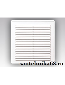 Решетка вентиляционная 150х150 175х175 175х240 200х200 300х300 ж/нак разъемная с москитной сеткой ФЛЕКС