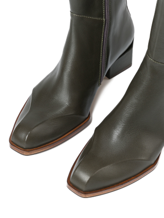 Арт. 44. Ботильоны  "KIT" с граненой носочной частью