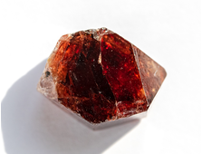 Циркон красный, гиацинт, кристалл, Пакистан (12*9*7 мм, 2,5 г) №18707
