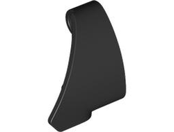 Technic, Panel Curved #10 3 x 3 Tapered Right, Black (2403 / 6426604)