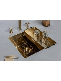 Решётка на дно мойки Miami 50x40 Gold