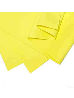 Фоамиран 1мм 60*70см 10шт Лимонный Ф1/13