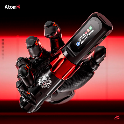 Беспроводная тату машинка Dragonhawk Atom2 Stroke 2.8mm Red