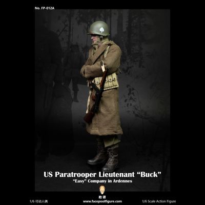 Американский десантник в Арденнах (зимняя форма) - КОЛЛЕКЦИОННАЯ ФИГУРКА 1/6 US Paratrooper Lieutenant Buck (FP-012A) - Facepoolfigure