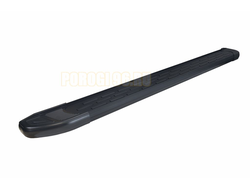 Пороги алюминиевые "Premium Black" 1250 черные Slitkoff для Lava Niva 4x4 Urban 3D