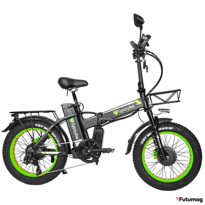 Электровелосипед SYCCYBA H1 (F10) DUAL 23AH зеленый