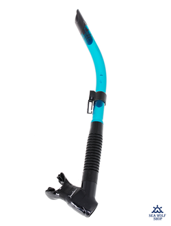 Трубка для дайвинга Marlin FLASH (прямая гофра) GREEN/BLACK