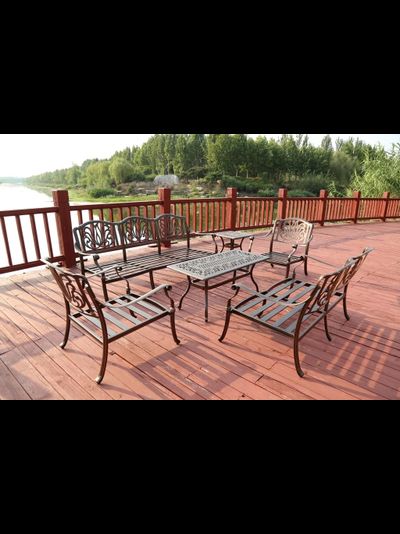 Комплект для отдыха Madrid 7 из литого алюминия