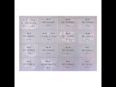 Набор запасных частей в боксе для краскопультов Walcom GENESI CARBONIO EVO 90198