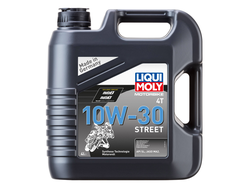 Масло моторное Liqui Moly Motorbike 4T Street 10W-30 (HC-синтетическое) - 4 Л (1688)