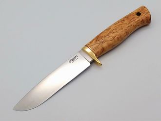 Нож Чинук сталь N690 карельская береза