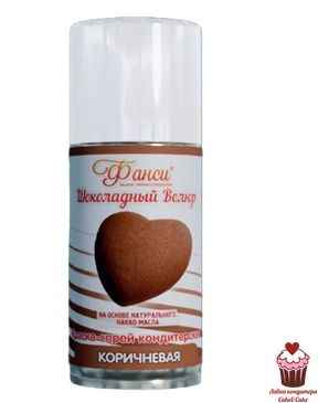 Шоколадный велюр Фанси Коричневый вельвет 210 мл
