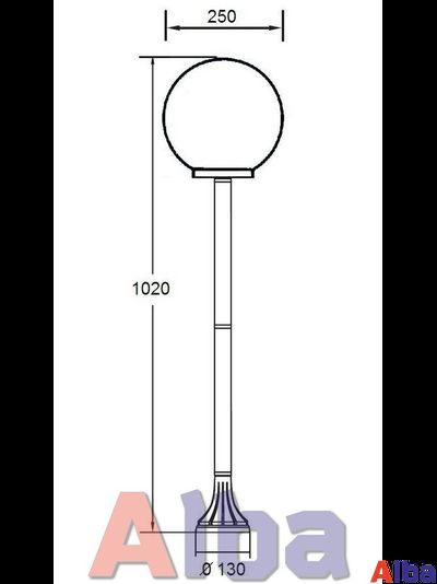 Globo 88206 S Парковый светильник