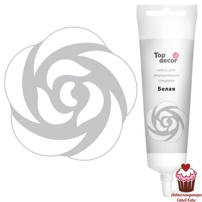 Краситель гелевый жидкий Белый, 100 гр