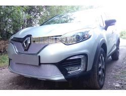 Защита радиатора Renault Kaptur 2016- chrome низ PREMIUM